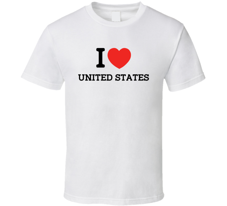 I Heart United states NY Parody T shirt