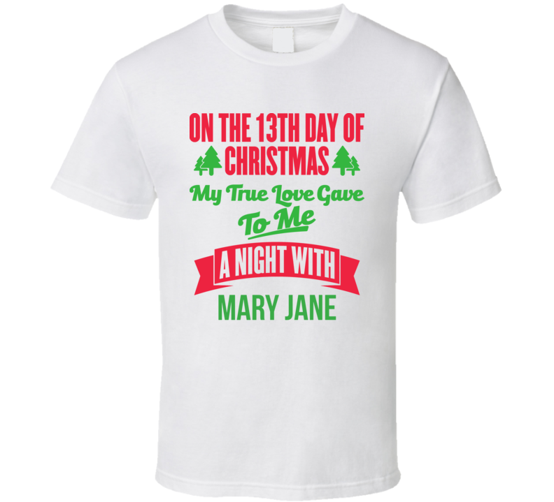 Night With Mary Jane T Shirt
