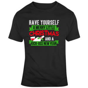 Kick-ass New Year T Shirt